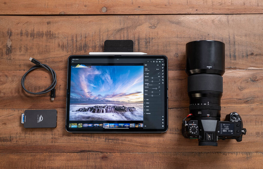 Zpracování fotografií na iPadu